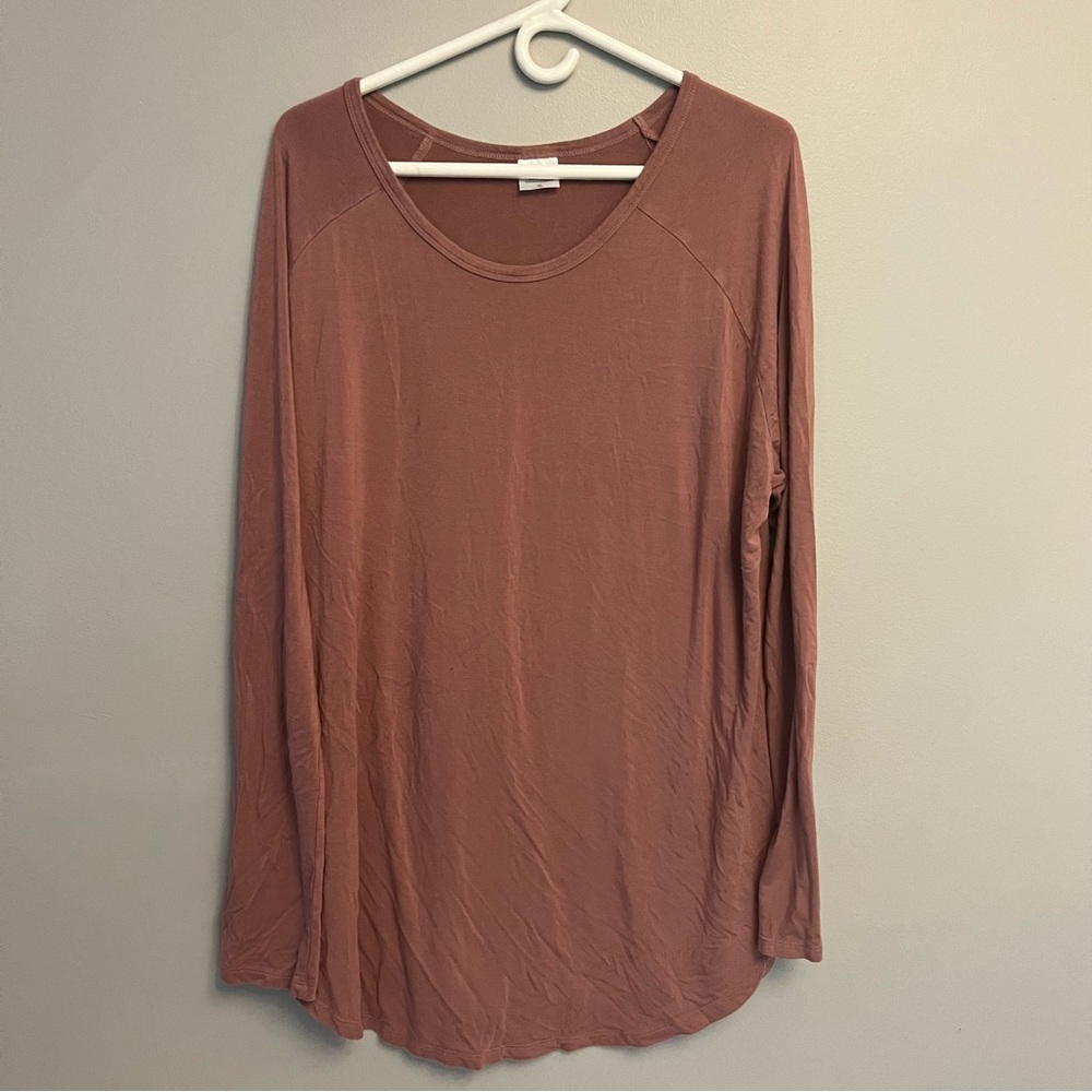 XL long sleeve Jax and Lennon pink top